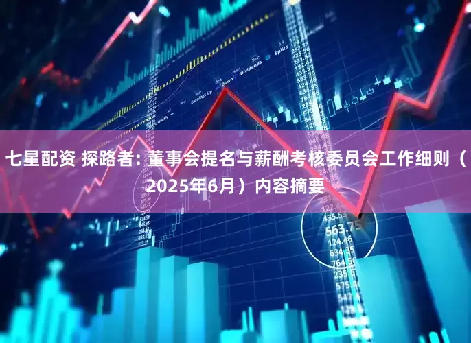 七星配资 探路者: 董事会提名与薪酬考核委员会工作细则（2025年6月）内容摘要